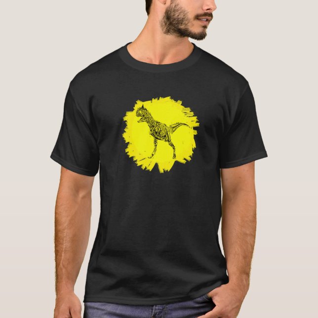 Carnotaurus Dinosaur Dino T-Shirt (Front)