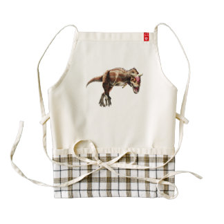 Carnotaurus Gift Awesome Carnivorous Dinosaur Zazzle HEART Apron