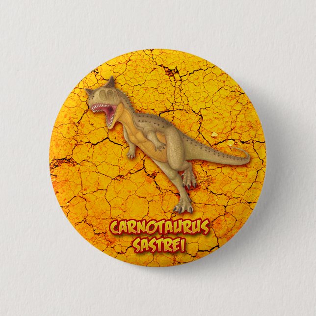 Carnotaurus Sastrei Button (Front)