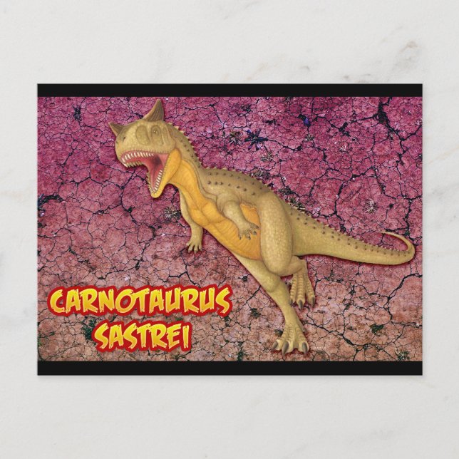 Carnotaurus Sastrei Postcard (Front)