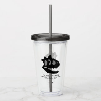 Carnotaurus Skull Acrylic Tumbler