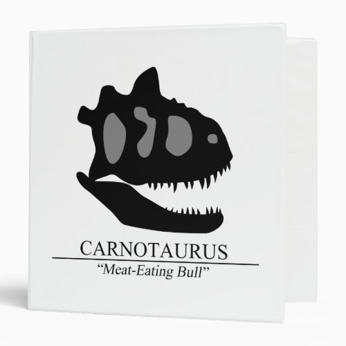 Carnotaurus Skull Binder