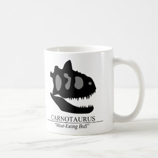 Carnotaurus Skull Coffee Mug