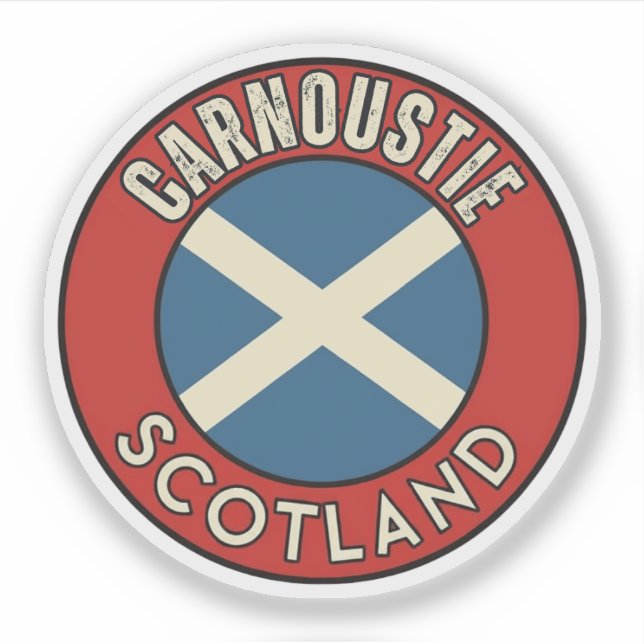 Carnoustie, Scotland Sticker (Front)