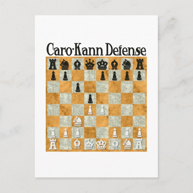 Caro-Kann Defense Postcard (Front)
