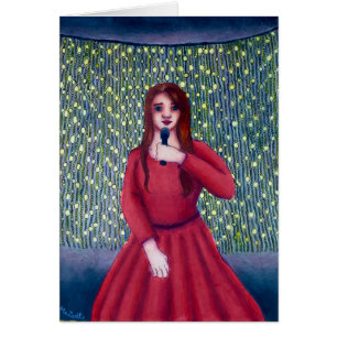 Carol Copic Drawing Christmas Card