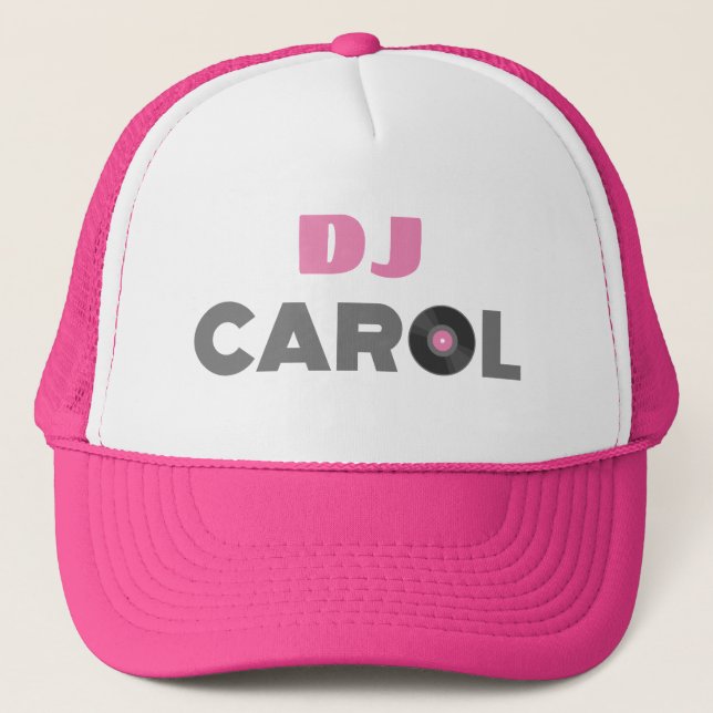 Carol DJ Trucker Hat (Front)