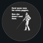 Carol Safety Goggles Science Chemistry Classic Round Sticker<br><div class="desc">Stay protected while conducting exciting scientific experiments with the Carol Safety Goggles,  specially designed for chemistry enthusiasts and science aficionados.</div>