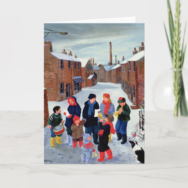 Carol Singers Holiday Card (Front)