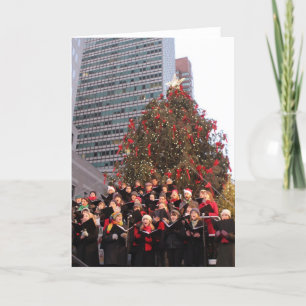 Carol Singers Holiday Card