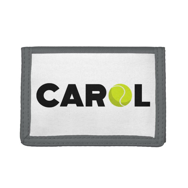Carol Tennis Trifold Wallet (Front)