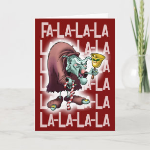 CAROL the ANCIENT YULETIDE TROLL by Jeff Willis Ar Card