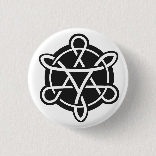 Carolan Celtic Badge Button (Front)