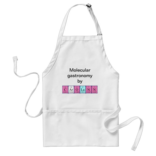 Carolann periodic table name apron (Front)