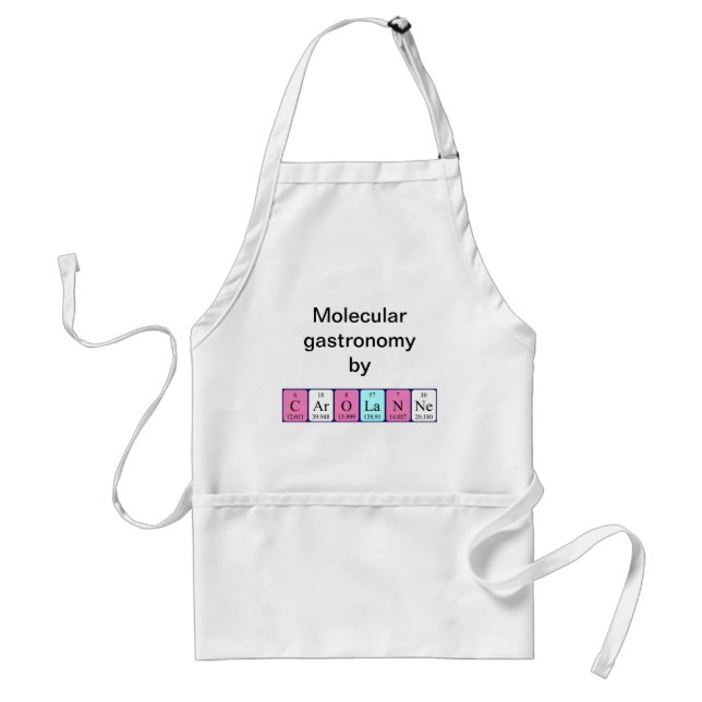 Carolanne periodic table name apron (Front)