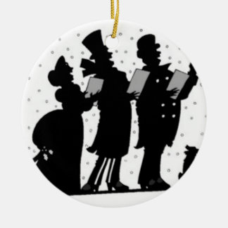 Carolers Ceramic Ornament