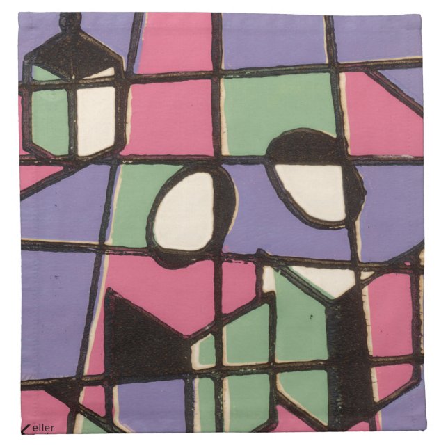 Carolers Cloth Napkin (Front)