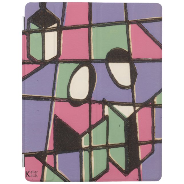 Carolers Stainglass iPad Smart Cover (Front)