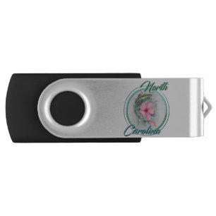 Carolina Anole & Hibiscus Flash Drive