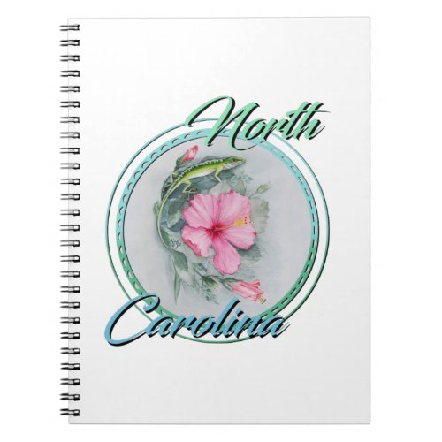 Carolina Anole  Hibiscus Notebook