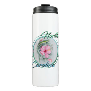 Carolina Anole & Hibiscus Thermal Tumbler