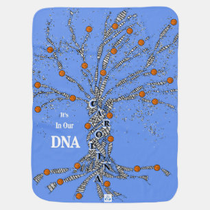 Carolina Basketball in in our DNA Baby Blanket