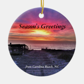 Carolina Beach 2014 Christmas Tree Ornament