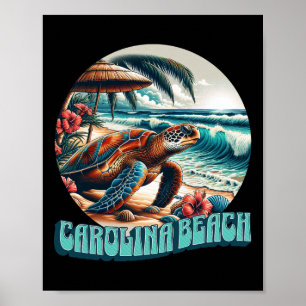Carolina Beach For Men Women Girls Kids Poster