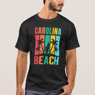 Carolina Beach North Carolina Surfer Summer Vacati T-Shirt