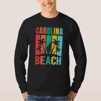 Carolina Beach North Carolina Surfer Summer Vacati T-Shirt