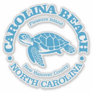 Carolina Beach (sea turtle) Sticker