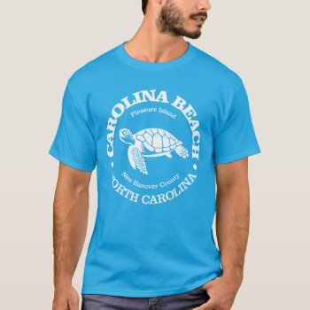 Carolina Beach (sea Turtle) T-shirt by NativeSon01 at Zazzle