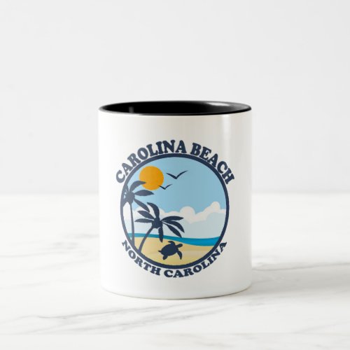 Carolina Beach Two_Tone Coffee Mug
