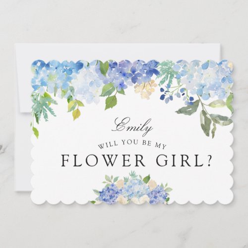 Carolina Bloom  Will you be my Flower Girl Invitation