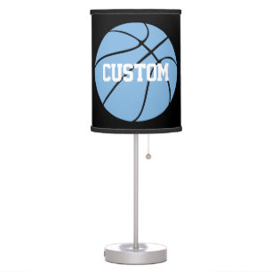 Carolina Blue Basketball Custom Table Lamp