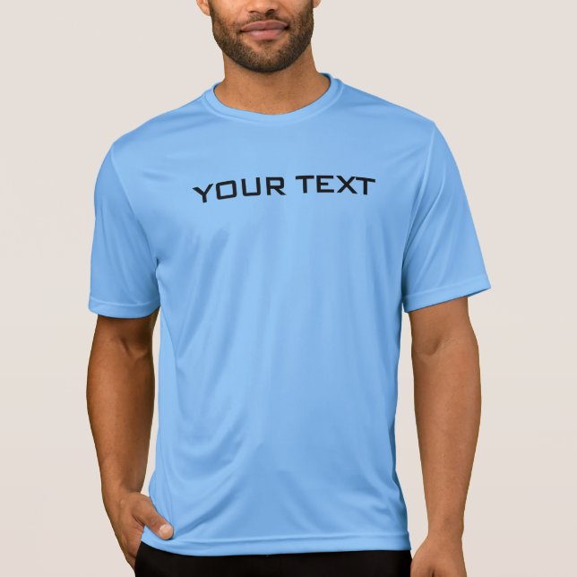 Carolina Blue Mens Activewear Sport-Tek Competitor T-Shirt (Front)