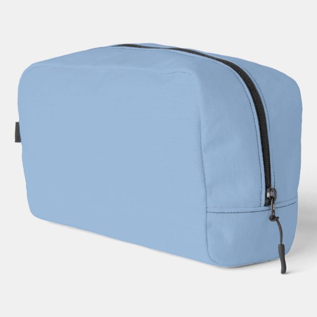 Carolina Blue Solid Color Dopp Kit (Right Corner)