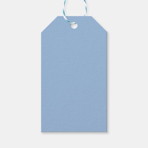 Carolina Blue Solid Color Gift Tags