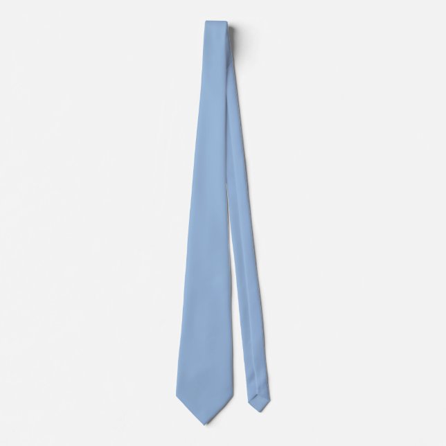 Carolina Blue Solid Color Neck Tie (Front)
