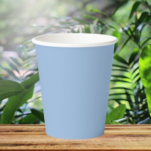 Carolina Blue Solid Color Paper Cups