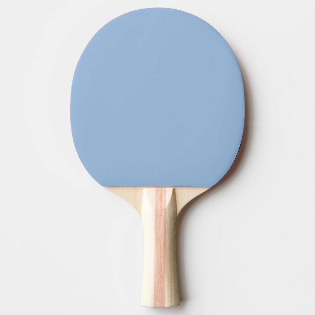 Carolina Blue Solid Color Ping Pong Paddle (Front)