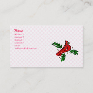 Carolina Cardinal Business Card
