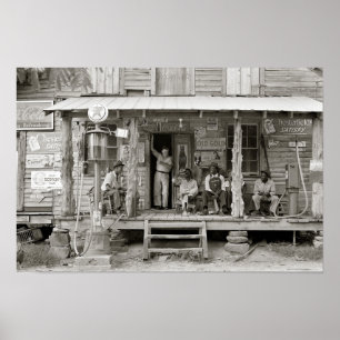 Carolina Country Store, 1939. Vintage Photo Poster