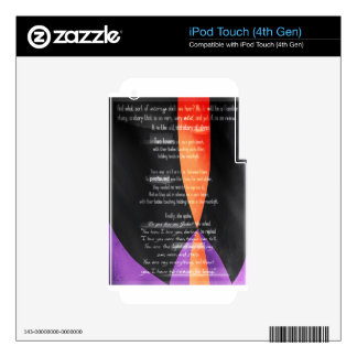 Carolina Crown 2013 - Lovers on a Park Bench Decal For iPod Touch 4G