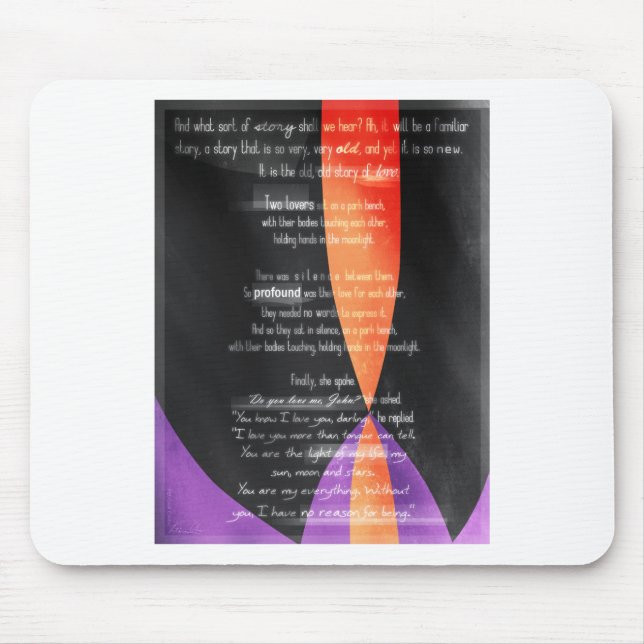 Carolina Crown 2013 - Lovers on a Park Bench Mouse Pad (Front)