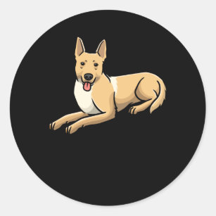 Carolina Dog Dog Classic Round Sticker