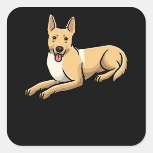 Carolina Dog Dog Square Sticker