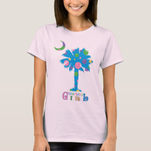 Carolina Girl Polka Dot Fitted Tee