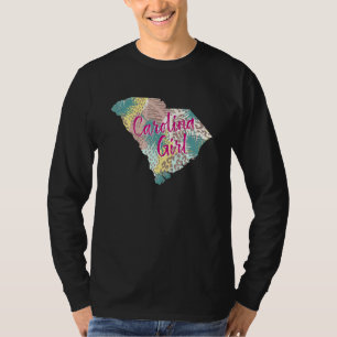 Carolina Girl Tropical Floral South Carolina T-Shirt