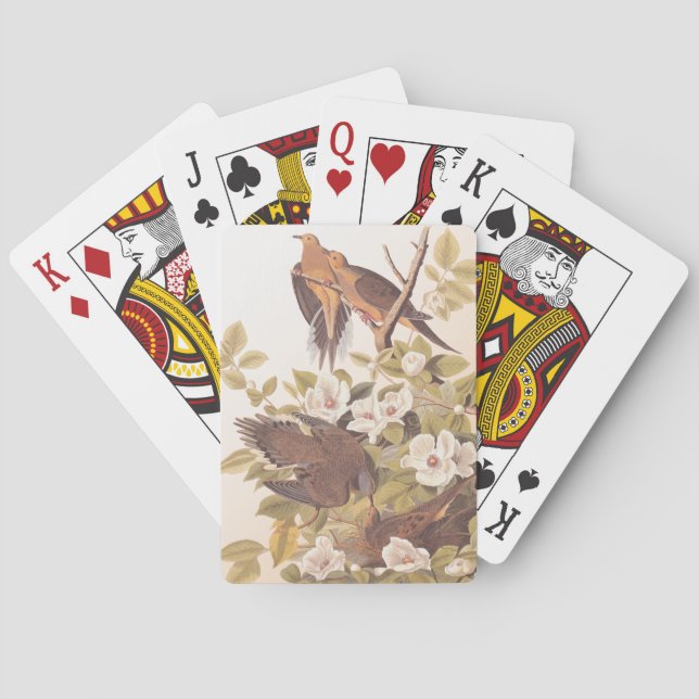Carolina Mourning Dove Poker Cards (Back)